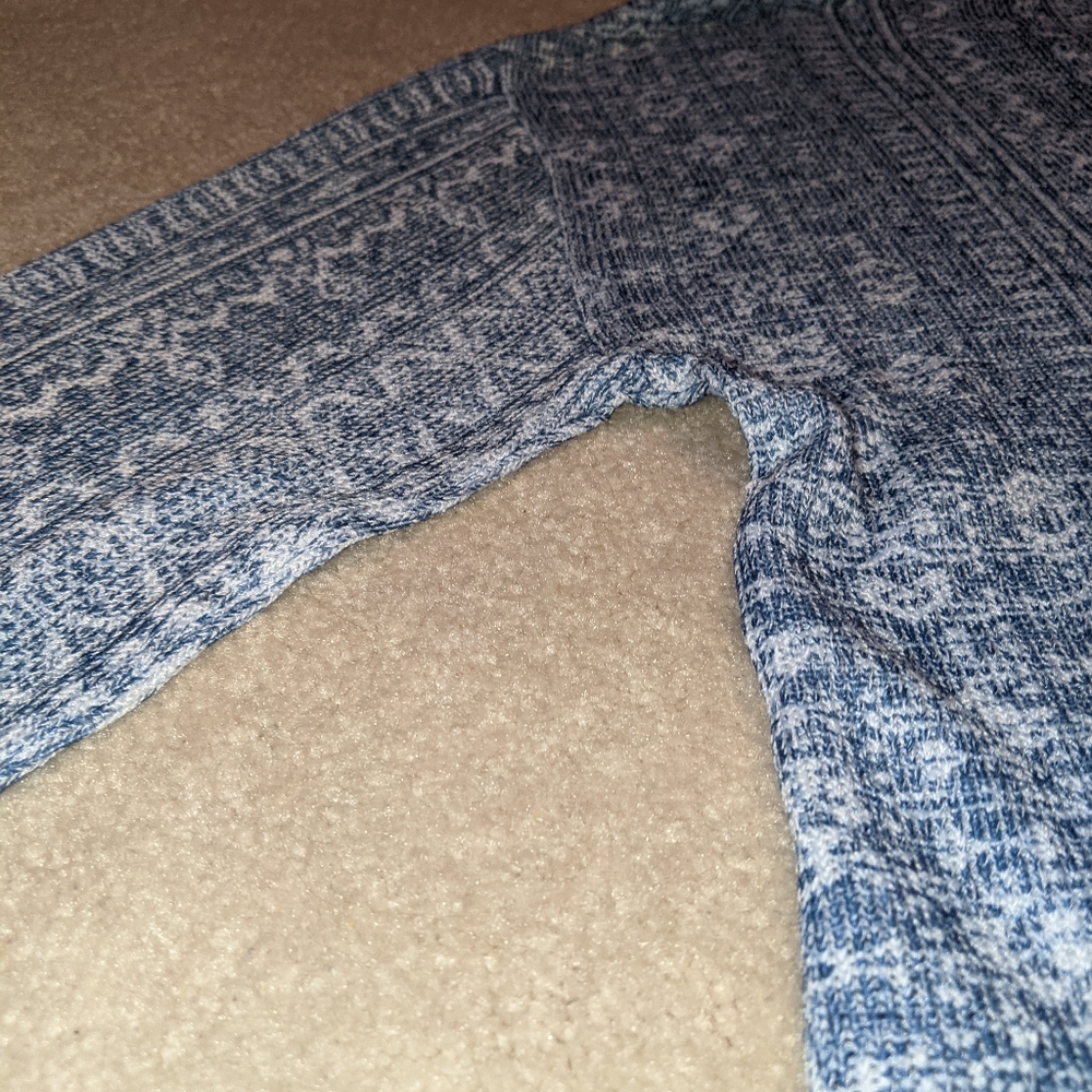 Kiara blue & white long sleeve top - Picture 8 of 15